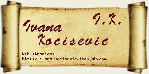 Ivana Kočišević vizit kartica